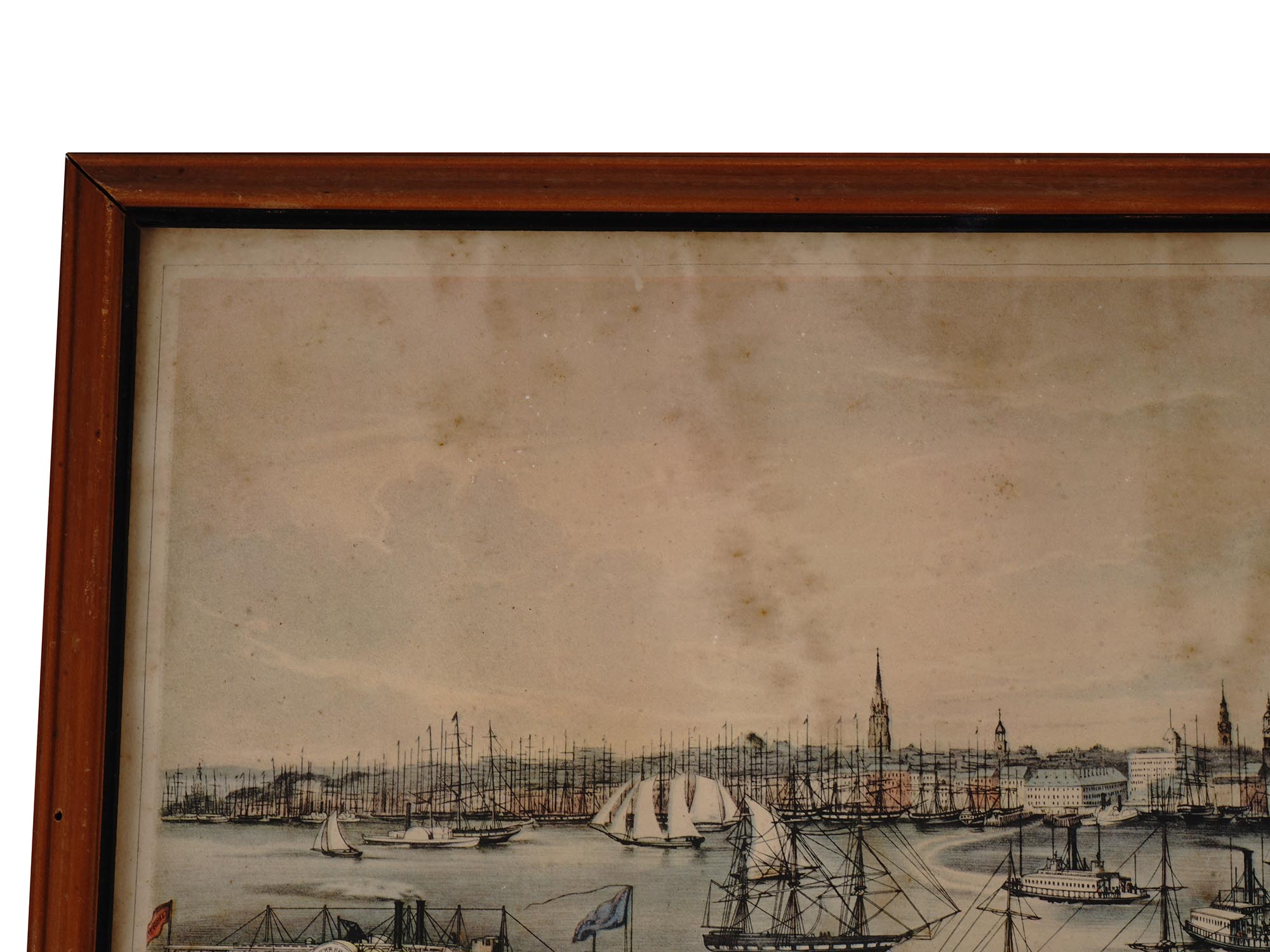 HAND COLOR LITHOGRAPH NEW YORK AFTER FANNY PALMER PIC-7